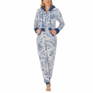 Harry Potter Womens One Piece Lounge Pajama Blue NWT
